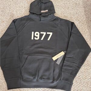 Fear of God Charcoal Hoodie with '1977' Design size L